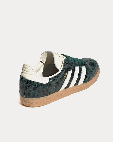 Adidas Samba OG Black / Cream White / Collegiate Green Low Top Sneakers - 4