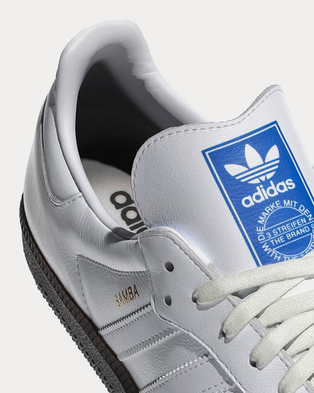adidas gazelle silver green womens Adidas Men's Samba OG Cloud White / Cloud White / Gum Low Top Sneakers