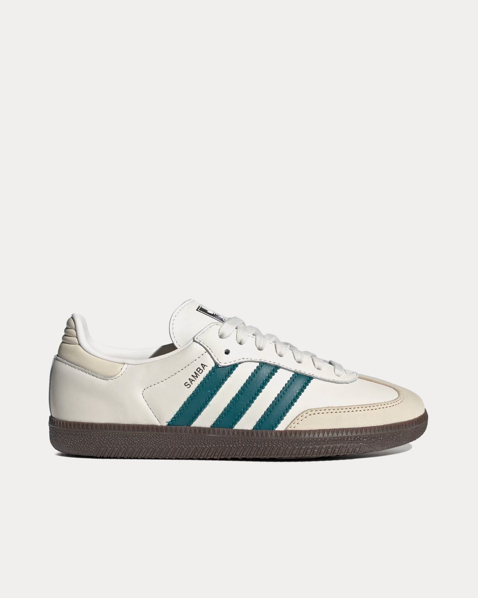 adidas gazelle silver green womens Adidas Unisex Samba OG Cloud White / Legacy Teal / Wonder White Low Top  Sneakers