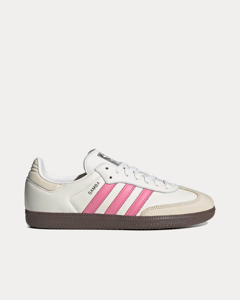 Adidas Women's Samba OG Cloud White / Lucid Pink / Wonder White Low Top Sneakers Adidas Women's Samba OG Cloud White / Lucid Pink / Wonder White Low Top Sneakers