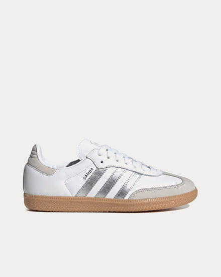 Adidas Samba OG Cloud White / Silver Metallic / Grey One Low Top Sneakers - 1