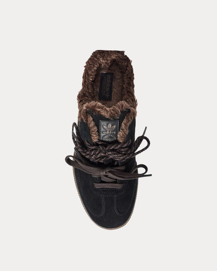 Adidas Samba OG Mule Core Black / Core Black / Dark Brown Slip On Sneakers - 2