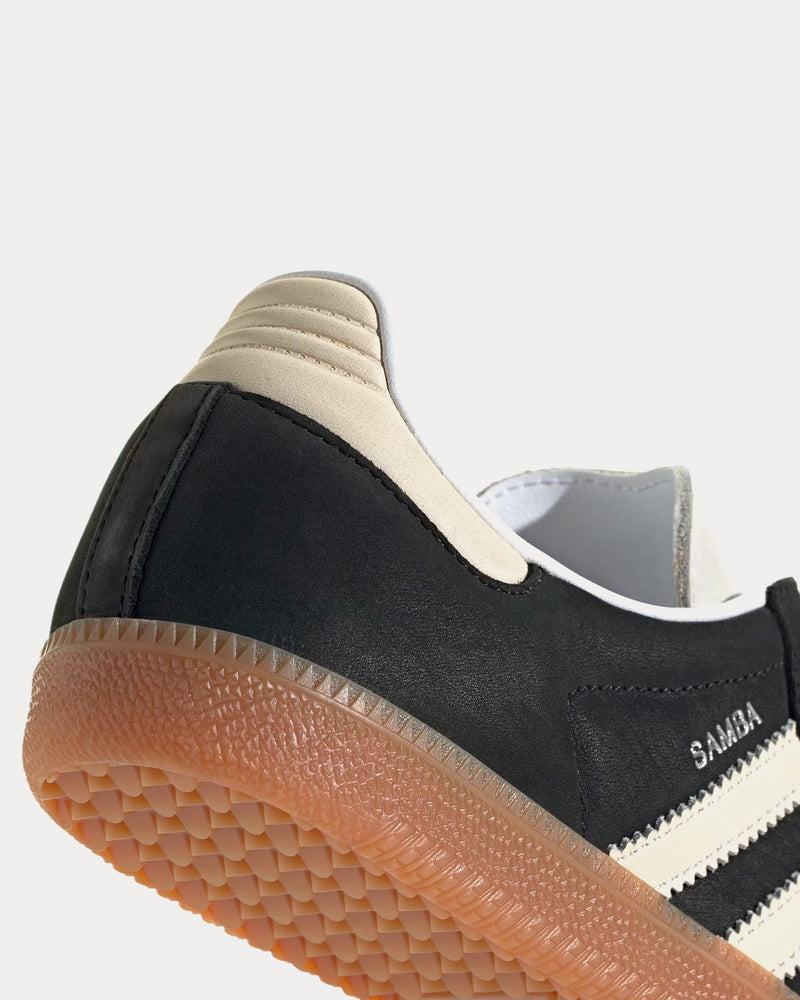 Adidas Women's Samba OG Core Black / Wonder White / Silver Metallic Low Top  Sneakers
