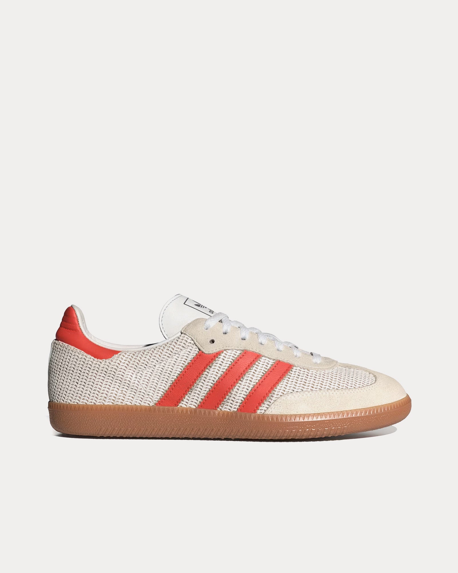 Adidas Women's Samba OG Crystal White / Preloved Red / Gum Low Top Sneakers