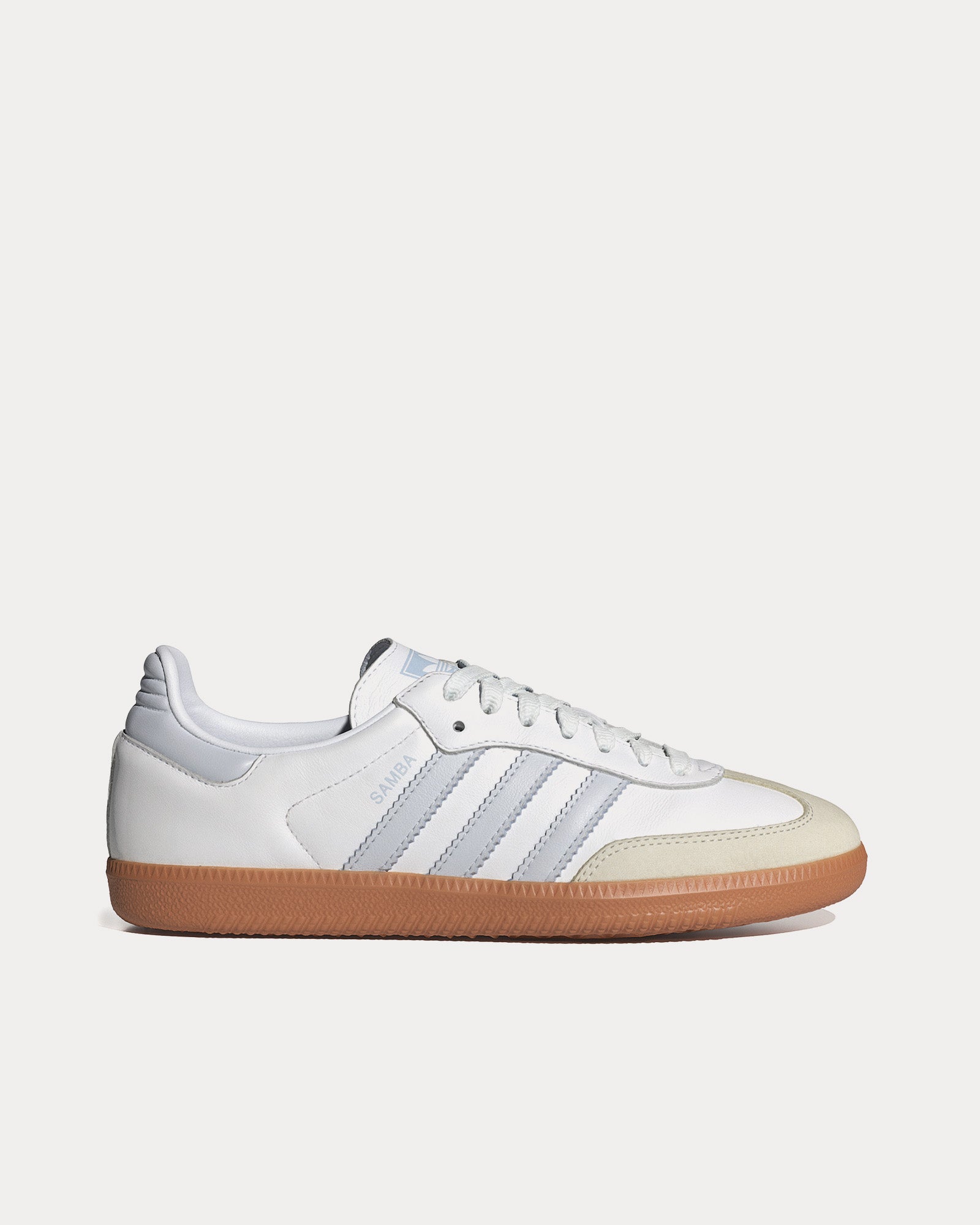Adidas Women's Samba Cloud White / Halo Blue / Off White Low Top Sneakers