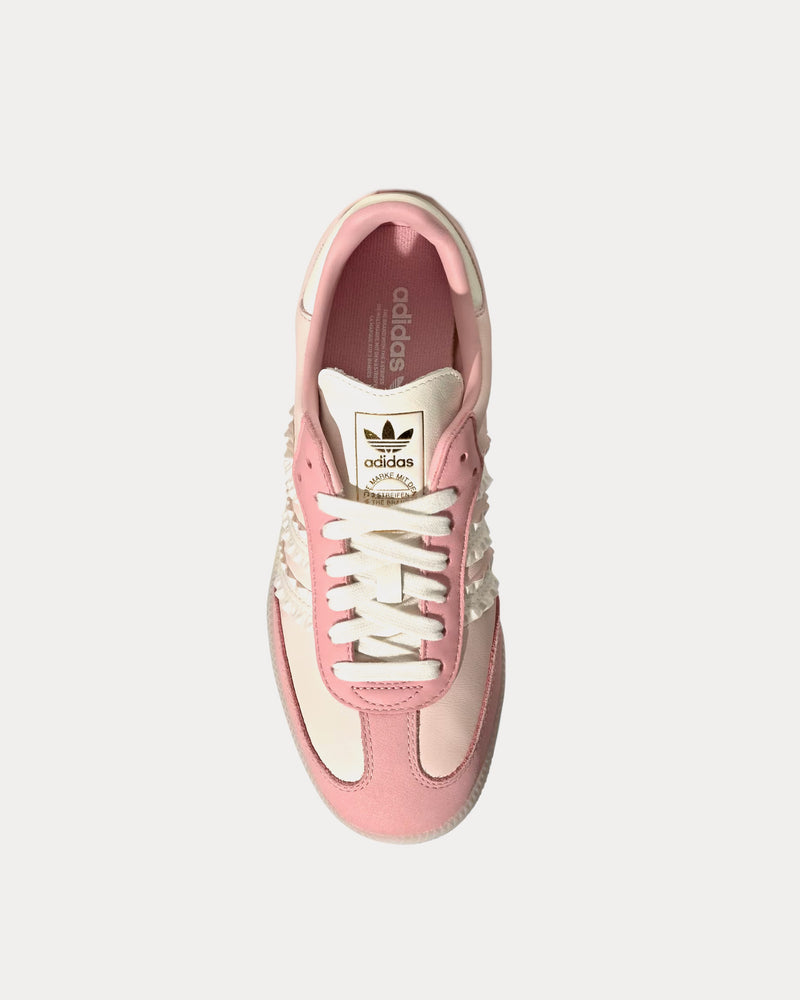 Adidas Samba OG 'Ruffled Stripes' Wonder Quartz / Off White / Wonder Mauve Low Top Sneakers - 2