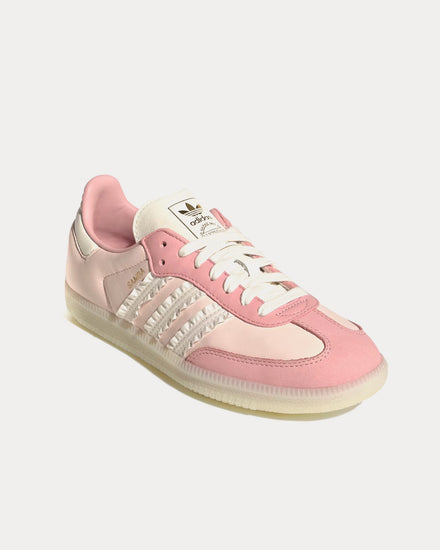 Adidas Samba OG 'Ruffled Stripes' Wonder Quartz / Off White / Wonder Mauve Low Top Sneakers - 3