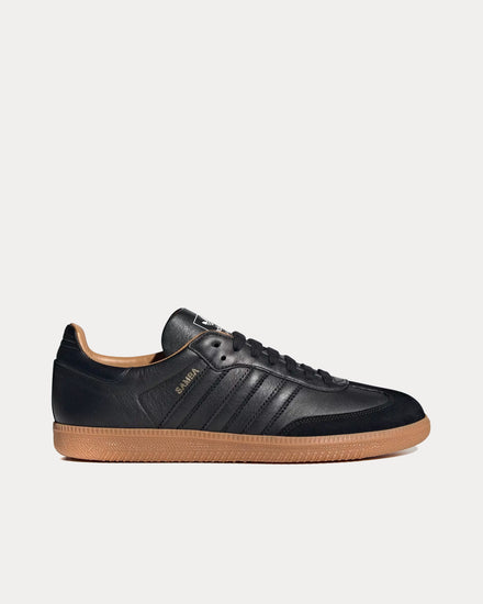 Adidas Men's Samba OG Made in Italy Core Black / Core White / Gum Low Top  Sneakers