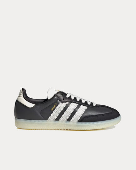 Adidas Samba OG 'Ruffled Stripes' Carbon / Off White / Core Black Low Top Sneakers - 1