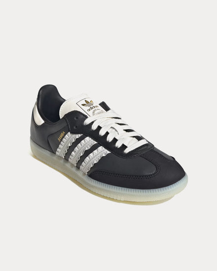 Adidas Samba OG 'Ruffled Stripes' Carbon / Off White / Core Black Low Top Sneakers - 3
