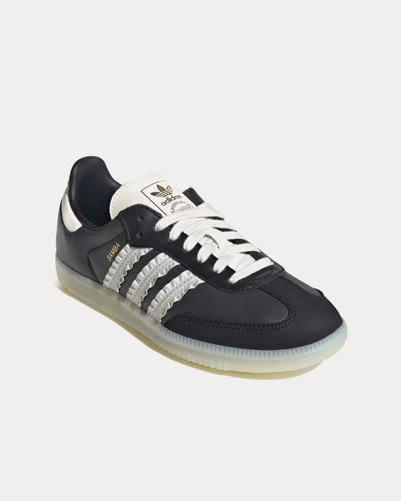 Adidas Samba OG 'Ruffled Stripes' Carbon / Off White / Core Black Low Top Sneakers - 3
