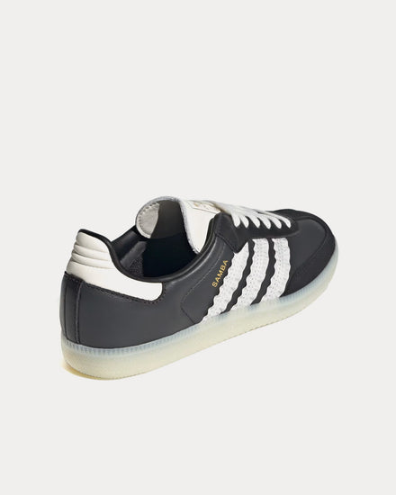 Adidas Samba OG 'Ruffled Stripes' Carbon / Off White / Core Black Low Top Sneakers - 4