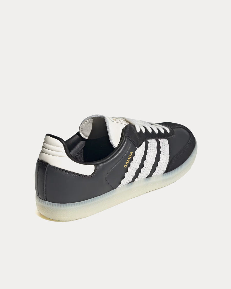 Adidas Samba OG 'Ruffled Stripes' Carbon / Off White / Core Black Low Top Sneakers - 4