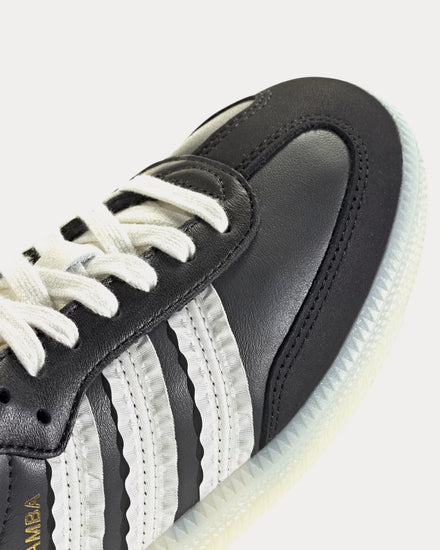Adidas Samba OG 'Ruffled Stripes' Carbon / Off White / Core Black Low Top Sneakers - 5