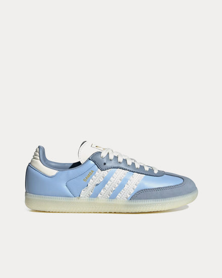 Adidas Samba OG 'Ruffled Stripes' Clear Sky / Tactile Blue / Off White Low Top Sneakers - 1