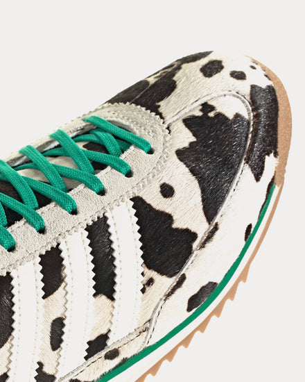 Adidas SL 72 OG Core Black / Off White / Court Green Low Top Sneakers - 5