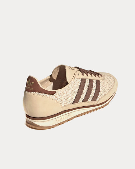 Adidas SL 72 OG Sand Strata / Preloved Brown / Cream White Low Top Sneakers - 4