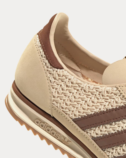 Adidas SL 72 OG Sand Strata / Preloved Brown / Cream White Low Top Sneakers - 5