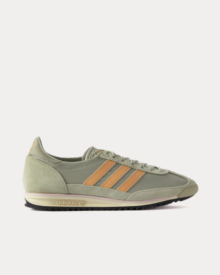 Adidas Women's SL 72 Light Green / Yellow Low Top Sneakers Adidas Women's SL 72 Light Green / Yellow Low Top Sneakers