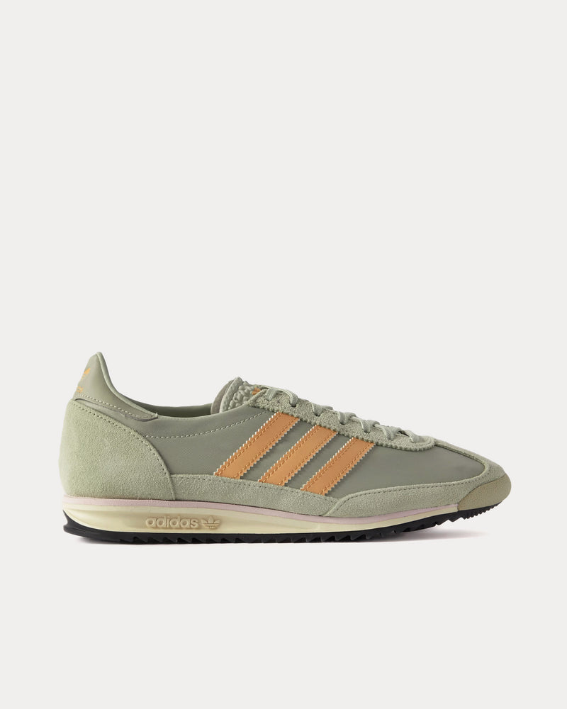 Adidas SL 72 Light Green / Yellow Low Top Sneakers - 1