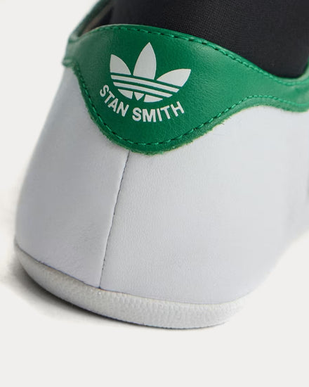 Adidas Stan Smith Lo Ballet Cloud White / Cloud White / Green Slip On Sneakers - 5