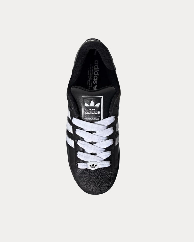 Adidas Unisex Superstar II Core Black / Cloud White / Core Black Low Top Sneakers Adidas Unisex Superstar II Core Black / Cloud White / Core Black Low Top Sneakers