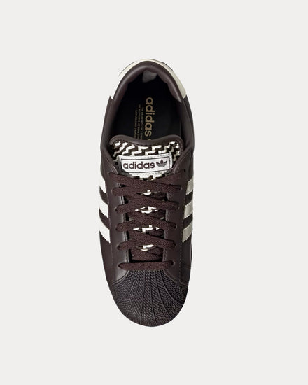 Adidas Superstar Lo Pro Aurora Coffee / Cream White / Gold Metallic Low Top Sneakers - 2