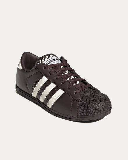 Adidas Superstar Lo Pro Aurora Coffee / Cream White / Gold Metallic Low Top Sneakers - 3