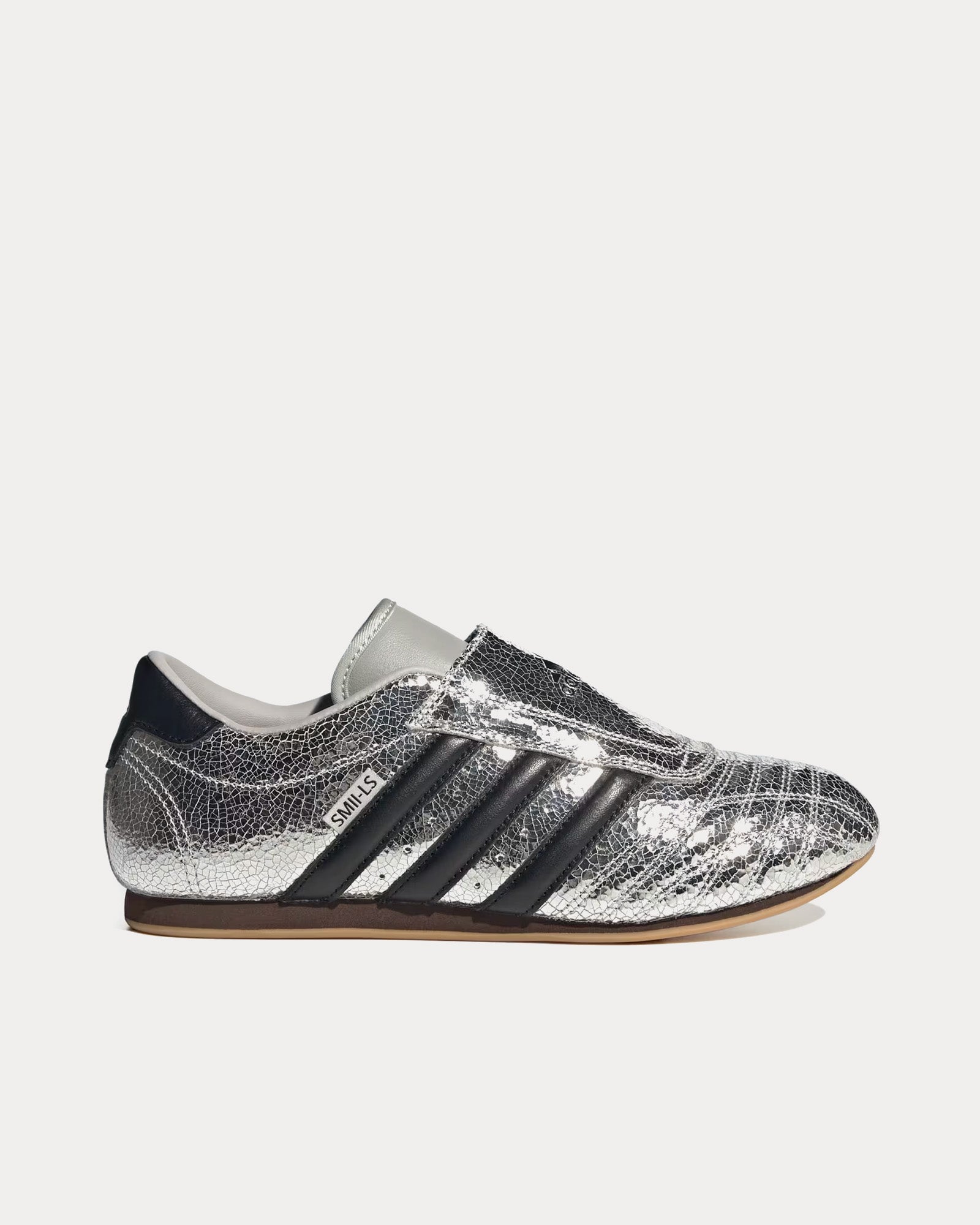adidas gazelle silver green womens Adidas Women's Taekwondo Silver Metallic / Core Black / Gum Low Top Sneakers