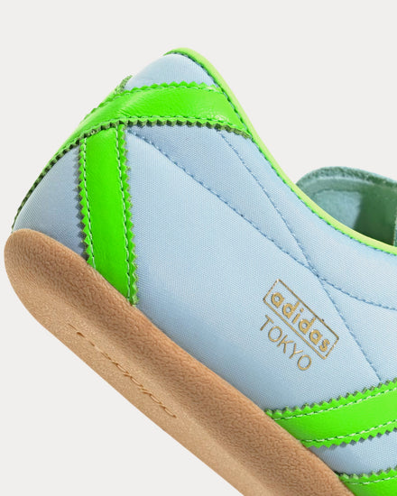 Adidas Tokyo Clear Sky / Solar Green / Gum Low Top Sneakers - 5