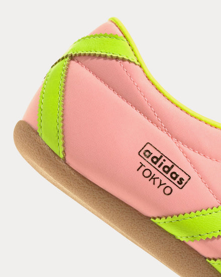 Adidas Tokyo Glow Pink / Solar Yellow / Gum Low Top Sneakers - 5