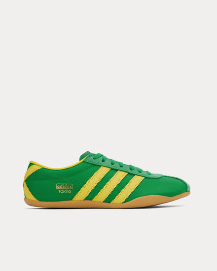 Adidas Tokyo Green / Pure Sulfur / Gold Metallic Low Top Sneakers - 1