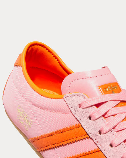 Adidas Tokyo Semi Pink Spark / Orange / Gold Metallic Low Top Sneakers - 5