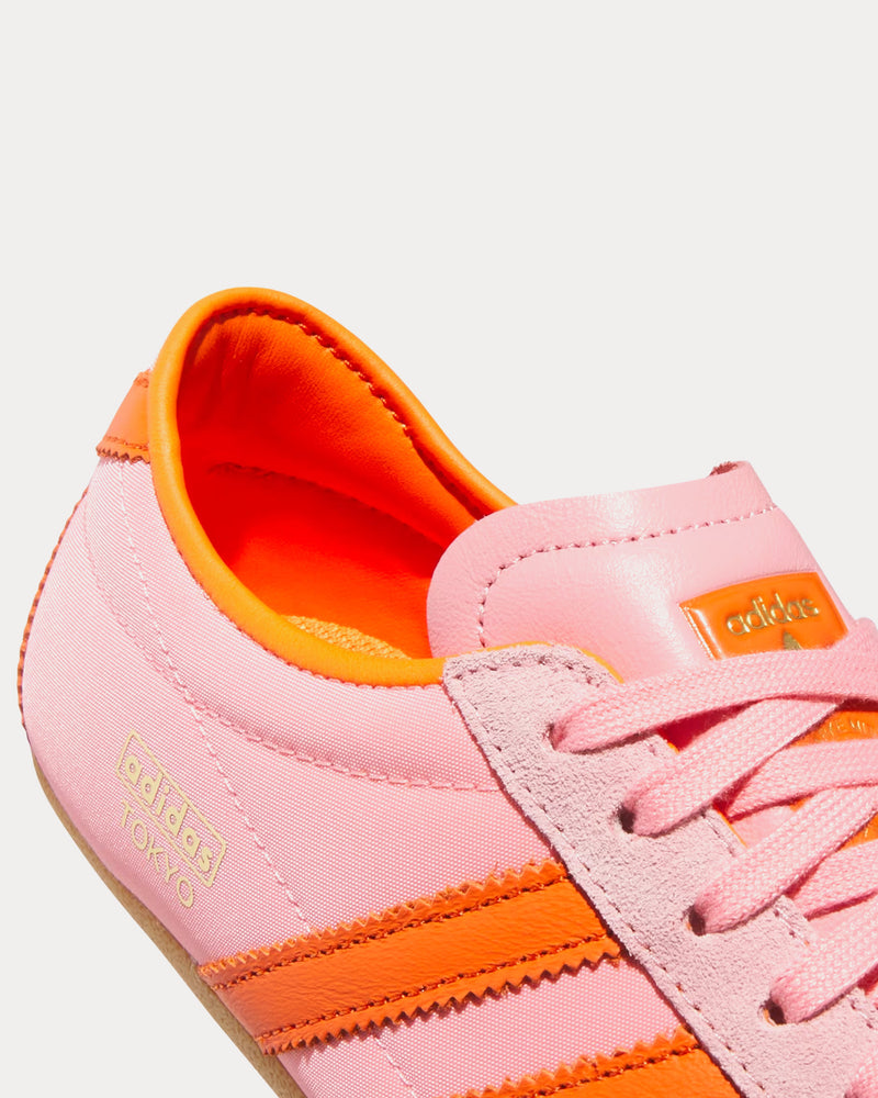 Adidas Tokyo Semi Pink Spark / Orange / Gold Metallic Low Top Sneakers - 5
