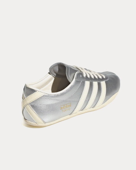 Adidas Tokyo Silver Metallic / Cream White / Gold Metallic Low Top Sneakers - 4