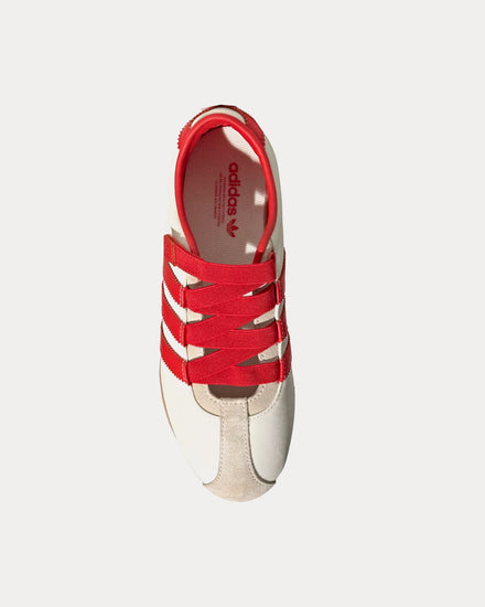 Adidas Women's Tokyo Mary Jane Cream White / Red / Gold Metallic Low Top  Sneakers