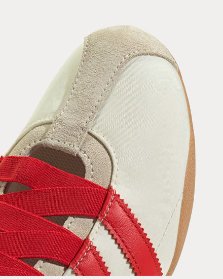 Adidas Tokyo Mary Jane Cream White / Red / Gold Metallic Low Top Sneakers - 5