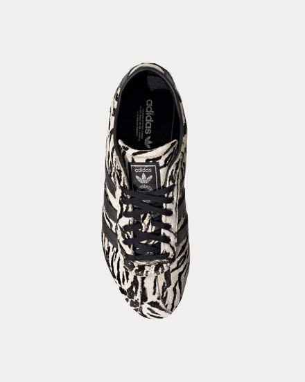 Adidas Tokyo 'Zebra Print' Off White / Core Black / Wonder White Low Top Sneakers - 2