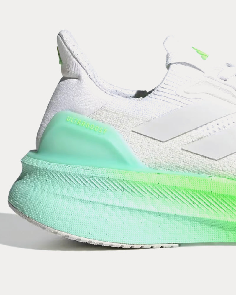 Adidas Ultraboost 5x Cloud White / Dash Grey / Lime Burst Running Shoes - 2