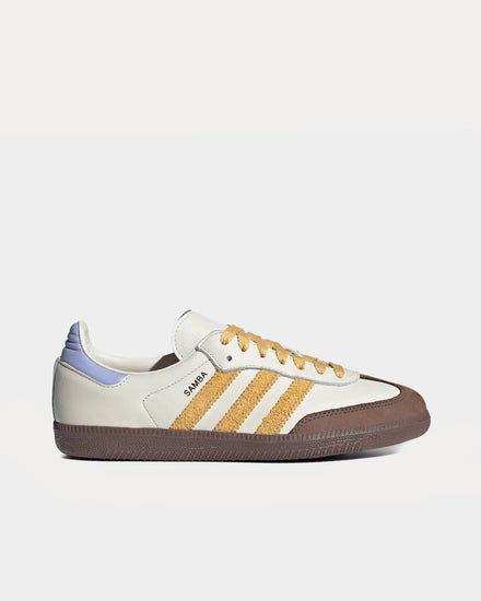 Adidas Women's Samba OG Off White / Oat / Violet Tone Low Top Sneakers Adidas Women's Samba OG Off White / Oat / Violet Tone Low Top Sneakers