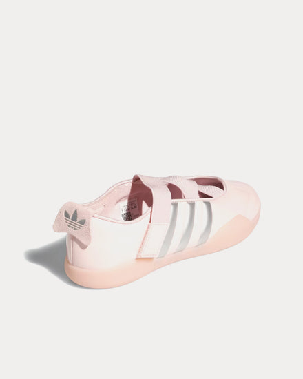 Adidas x Caroline Hú x Edison Chen CLOT Taekwondo Sandy Pink / Silver Metallic / Almost Pink Slip On Sneakers - 4