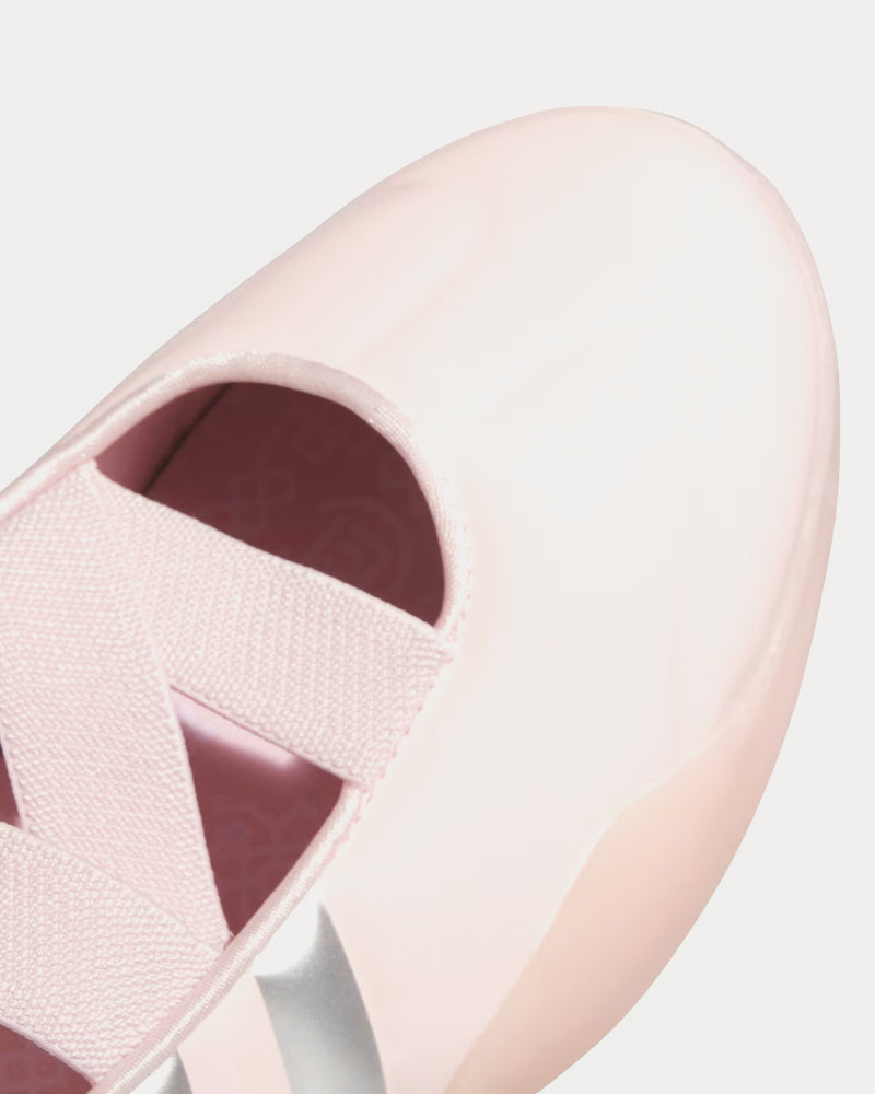 Adidas x Caroline Hú x Edison Chen CLOT Taekwondo Sandy Pink / Silver Metallic / Almost Pink Slip On Sneakers - 5