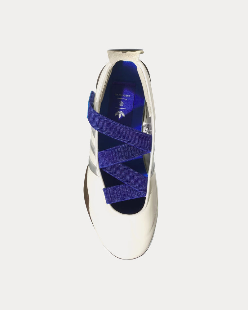 Adidas x Caroline Hú x Edison Chen CLOT Taekwondo Off White / Silver Metallic / Brown Slip On Sneakers - 2
