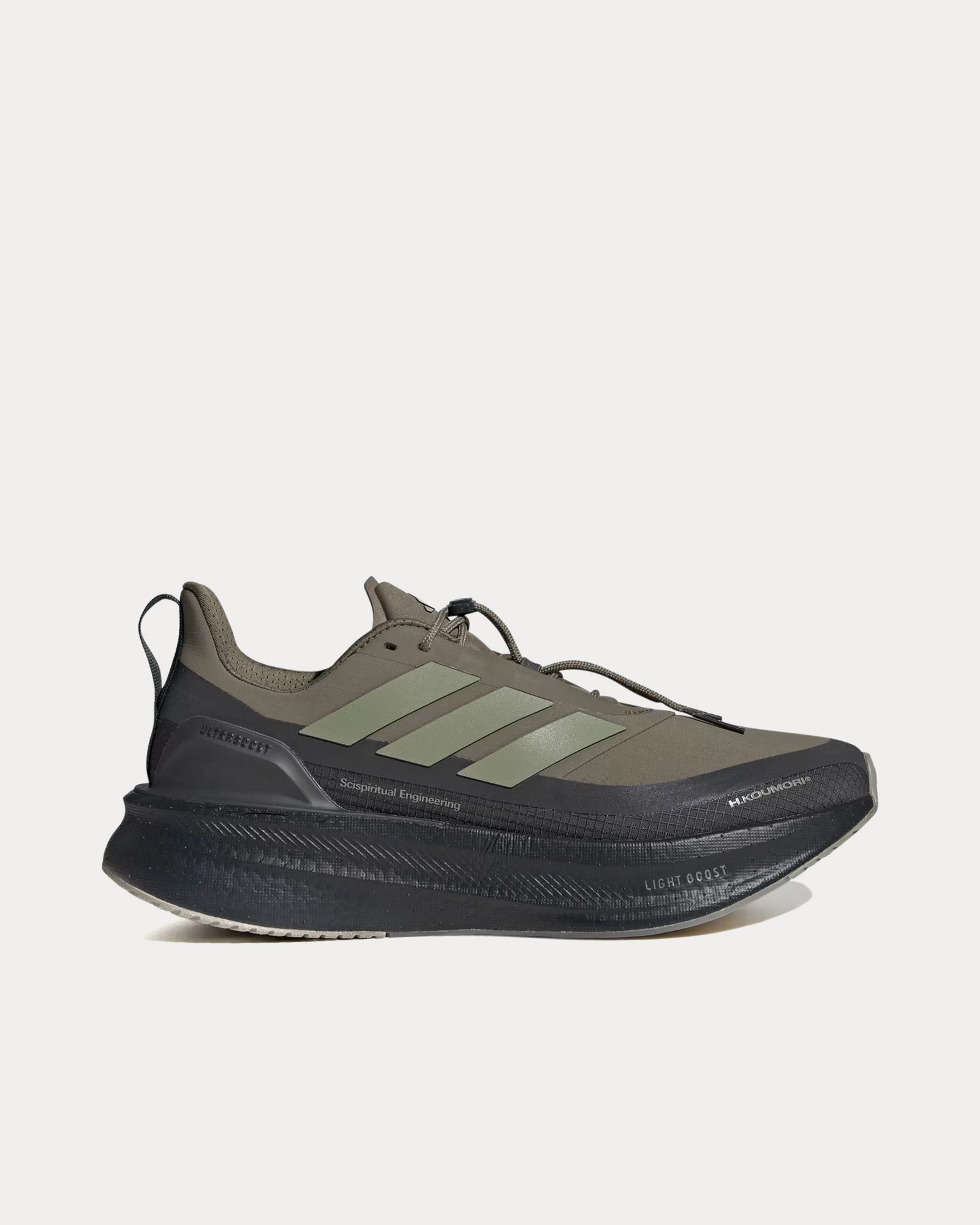 adidas x Hermanos Koumori Ultraboost 5 Carbon / Tent Green / Olive Strata Running Shoes Khaki / adidas