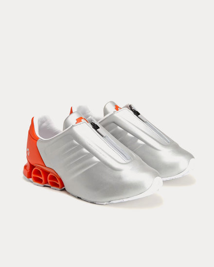 Adidas x Miaou Megaride S2 Silver Metallic / Power Blue / Semi Impact Orange Slip On Sneakers - 3