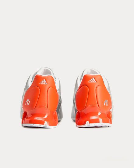Adidas x Miaou Megaride S2 Silver Metallic / Power Blue / Semi Impact Orange Slip On Sneakers - 4