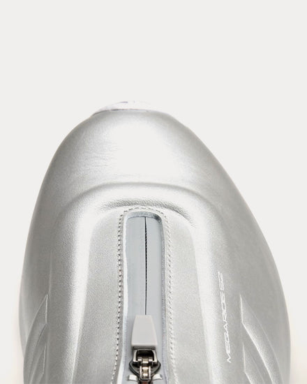 Adidas x Miaou Megaride S2 Silver Metallic / Power Blue / Semi Impact Orange Slip On Sneakers - 5