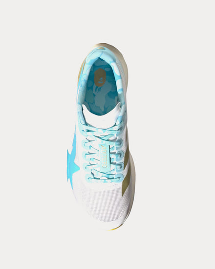 Adidas x BAPE Adizero EVO SL Cloud White / Gold Metallic / Off White Running Shoes - 2