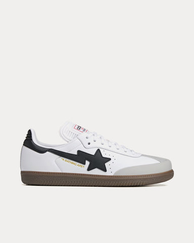 Adidas x BAPE Samba Cloud White / Core Black / Gum Low Top Sneakers