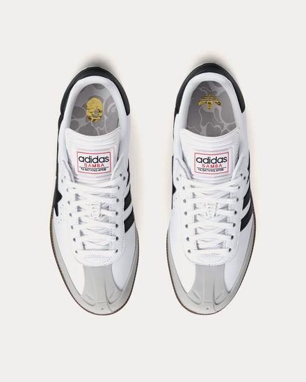 Adidas x BAPE Samba Cloud White / Core Black / Gum Low Top Sneakers - 2